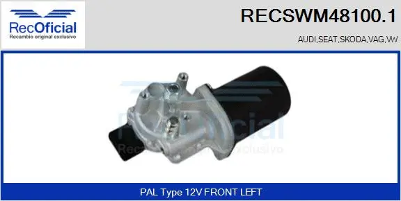 Wiper Motor (RECSWM48100.1)