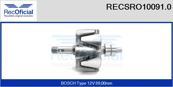 Rotor, alternator (RECSRO10091.0)