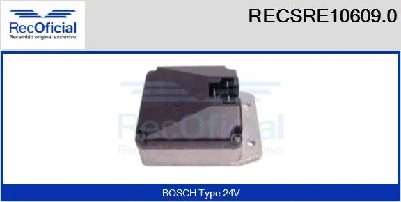 Alternator Regulator (RECSRE10609.0)