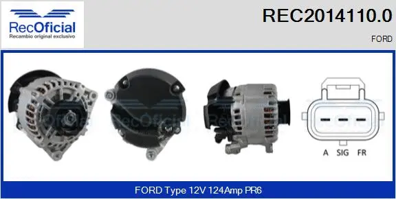 Alternator (REC2014110.0)