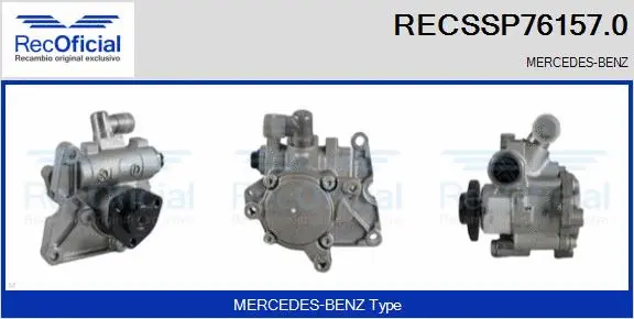 Hydraulic Pump, steering (RECSSP76157.0)