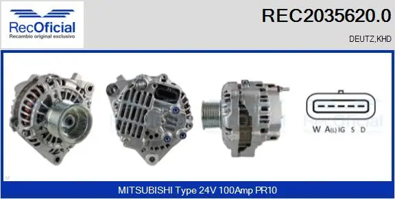 Alternator (REC2035620.0)