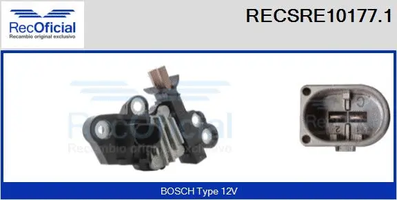 Alternator Regulator (RECSRE10177.1)