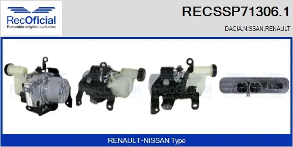 Hydraulic Pump, steering (RECSSP71306.1)