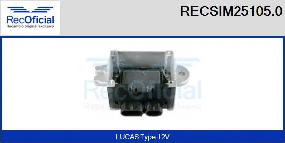 Switch Unit, ignition system (RECSIM25105.0)