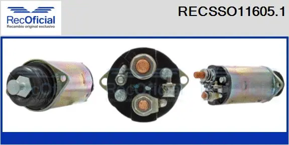 Solenoid Switch, starter (RECSSO11605.1)