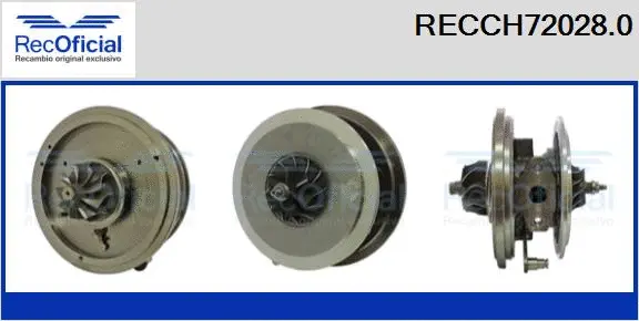 Core assembly, turbocharger (RECCH72028.0)