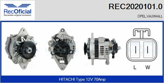 Alternator (REC2020101.0)