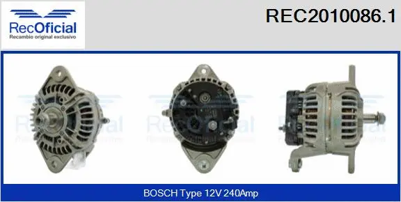 Alternator (REC2010086.1)