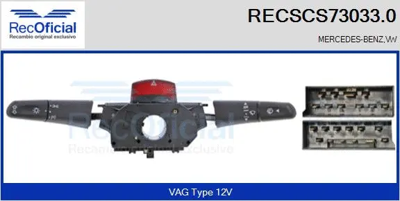 Steering Column Switch (RECSCS73033.0)
