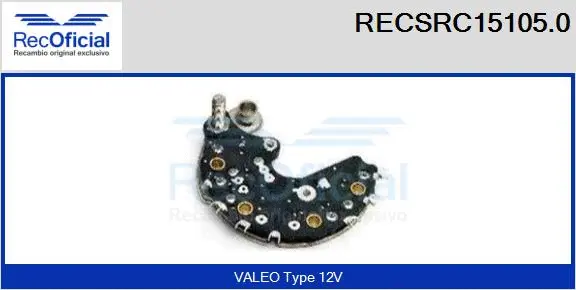 Rectifier, alternator (RECSRC15105.0)