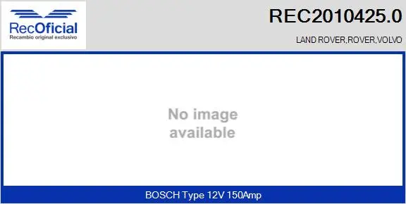 Alternator (REC2010425.0)