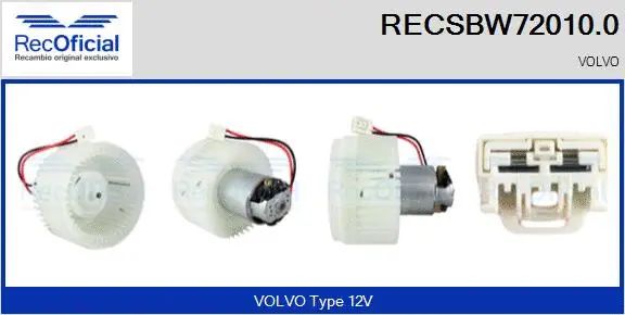 Interior Blower (RECSBW72010.0)