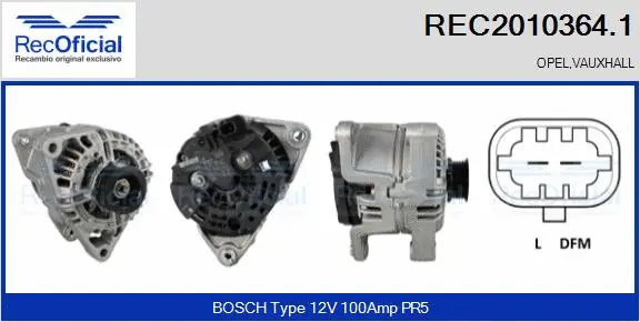 Alternator (REC2010364.1)