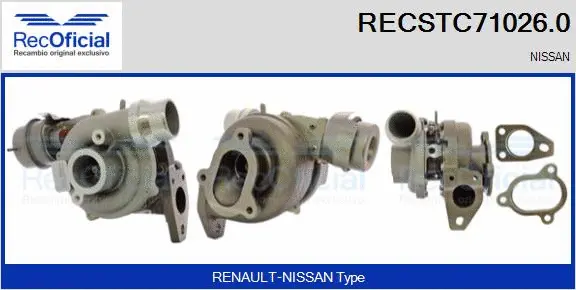 Charger, charging (supercharged/turbocharged) (RECSTC71026.0)