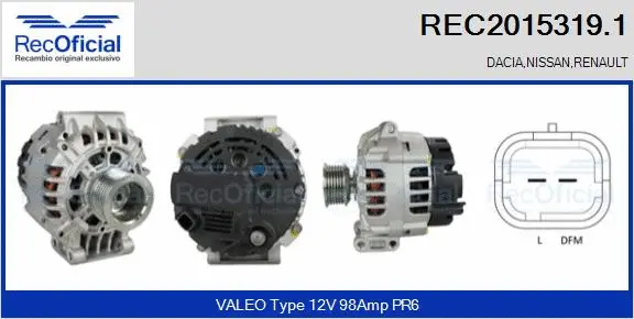 Alternator (REC2015319.1)