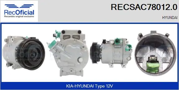 Compressor, air conditioning (RECSAC78012.0)