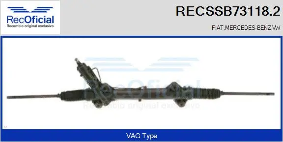 Steering Gear (RECSSB73118.2)