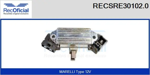 Alternator Regulator (RECSRE30102.0)