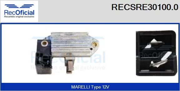 Alternator Regulator (RECSRE30100.0)