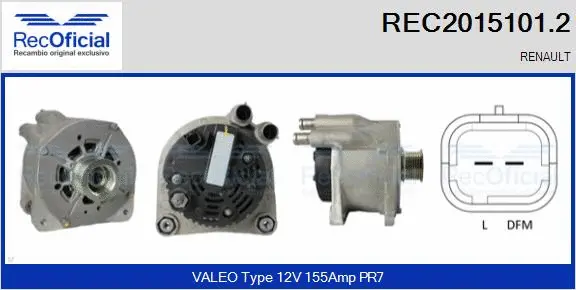 Alternator (REC2015101.2)