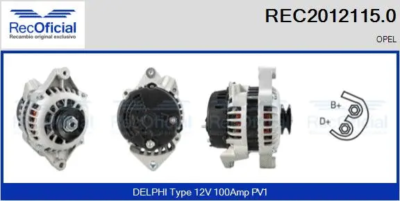 Alternator (REC2012115.0)