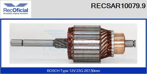 Armature, starter (RECSAR10079.9)