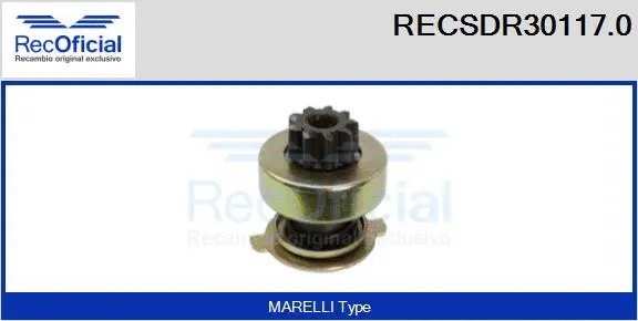 Pinion, starter (RECSDR30117.0)