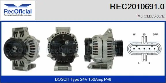 Alternator (REC2010691.0)