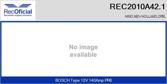 Alternator (REC2010A42.1)