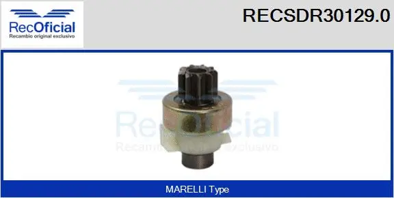 Pinion, starter (RECSDR30129.0)