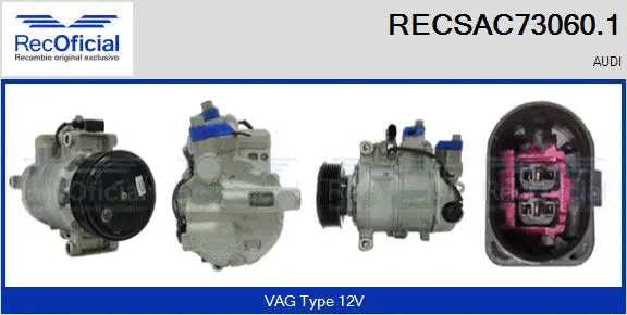 Compressor, air conditioning (RECSAC73060.1)