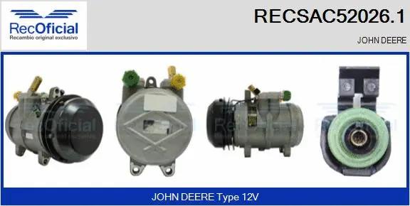 Compressor, air conditioning (RECSAC52026.1)