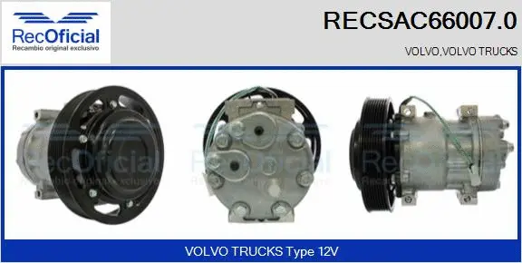 Compressor, air conditioning (RECSAC66007.0)