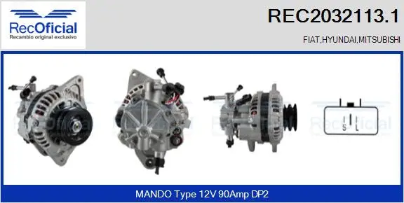 Alternator (REC2032113.1)