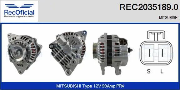 Alternator (REC2035189.0)