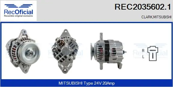 Alternator (REC2035602.1)