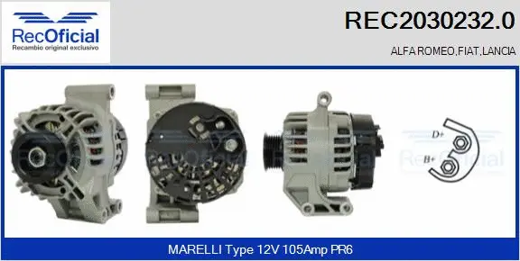 Alternator (REC2030232.0)