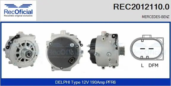 Alternator (REC2012110.0)