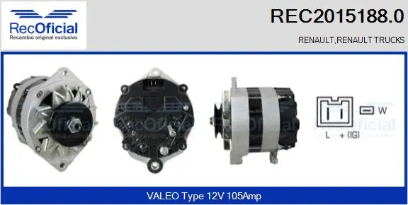 Alternator (REC2015188.0)