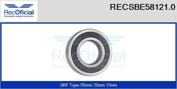 Bearing (RECSBE58121.0)