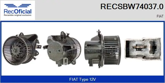 Interior Blower (RECSBW74037.0)