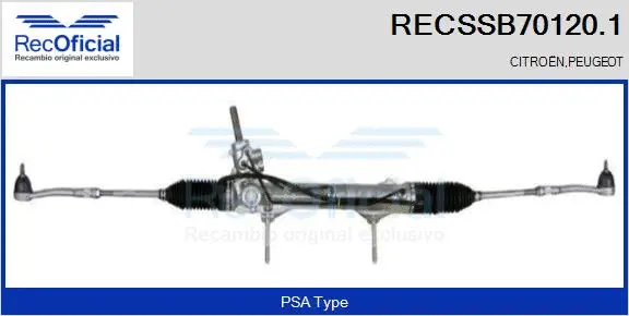 Steering Gear (RECSSB70120.1)
