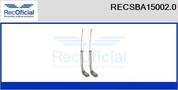 Carbon Brush, alternator (RECSBA15002.0)