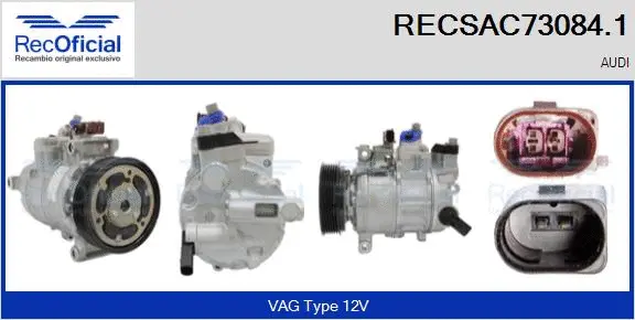 Compressor, air conditioning (RECSAC73084.1)