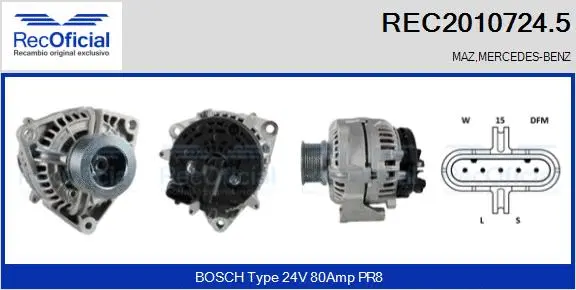 Alternator (REC2010724.5)