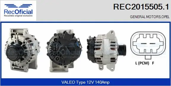 Alternator (REC2015505.1)