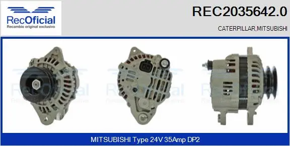 Alternator (REC2035642.0)