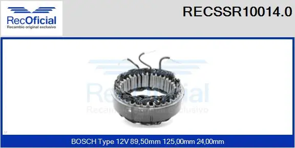 Stator, alternator (RECSSR10014.0)