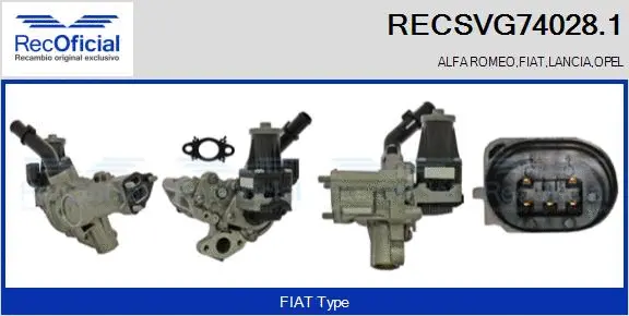 EGR Valve (RECSVG74028.1)